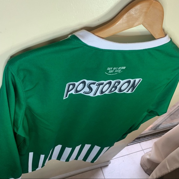 SOLD: Nike Dri-Fit Colombia Postobon Atletico Nacional Soccer Jersey Men’s Size - Picture 4 of 16